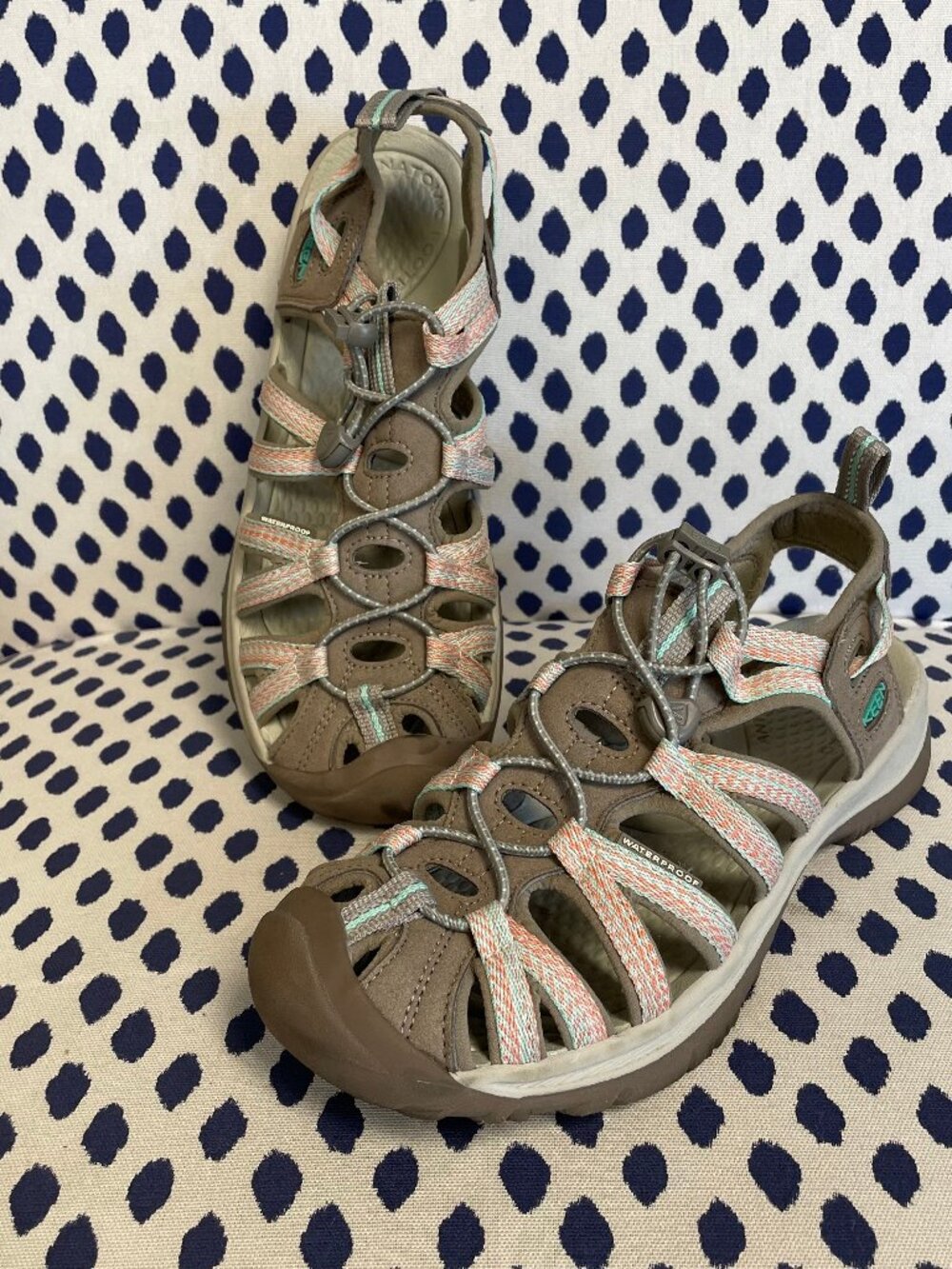 Keen Taupe Whisper Sandals Size 8